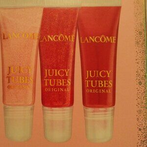 Lancome Juicy Tubes lip gloss trio -  Boxed set of 3 - NEW
